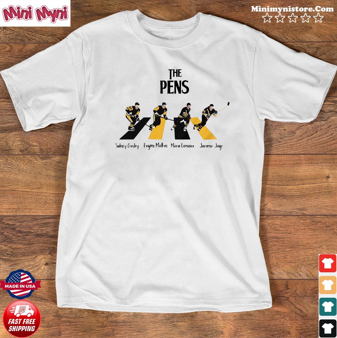 The Pittsburgh Penguins Sidney Crosby Evgeni Malkin Abbey Road shirt -  Kingteeshop